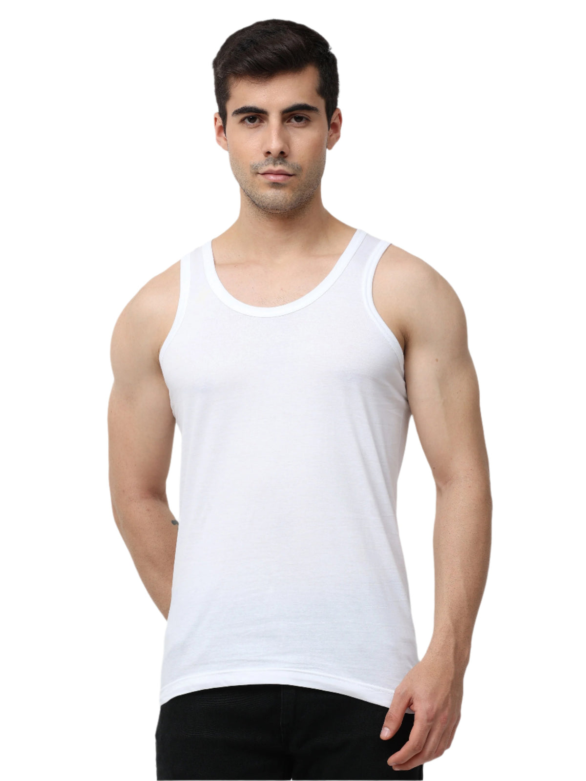 OTOMAN Men's Super Cotton Sleeveless Vest