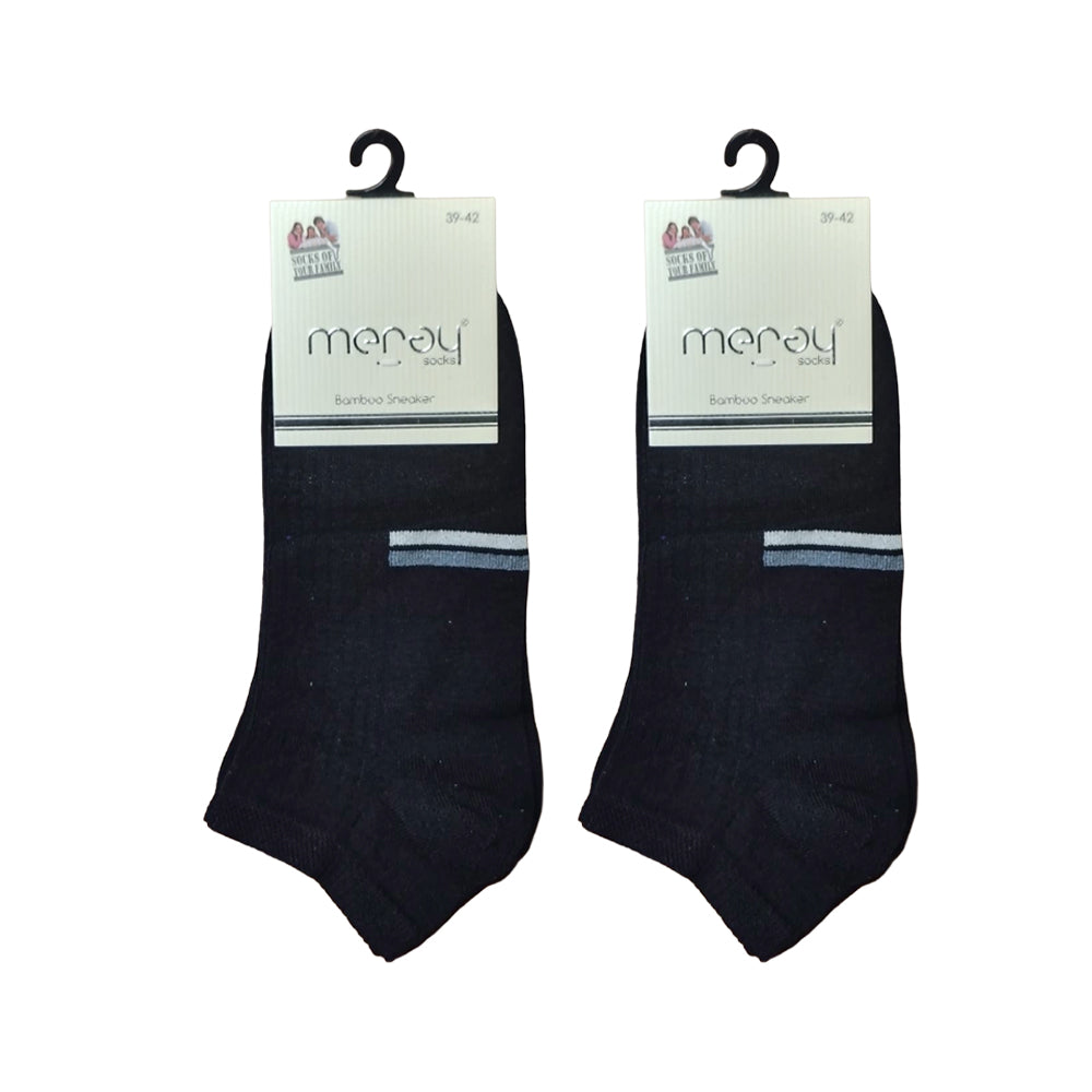 OTOMAN Premium Bamboo Ankle Socks (Pack of 2)