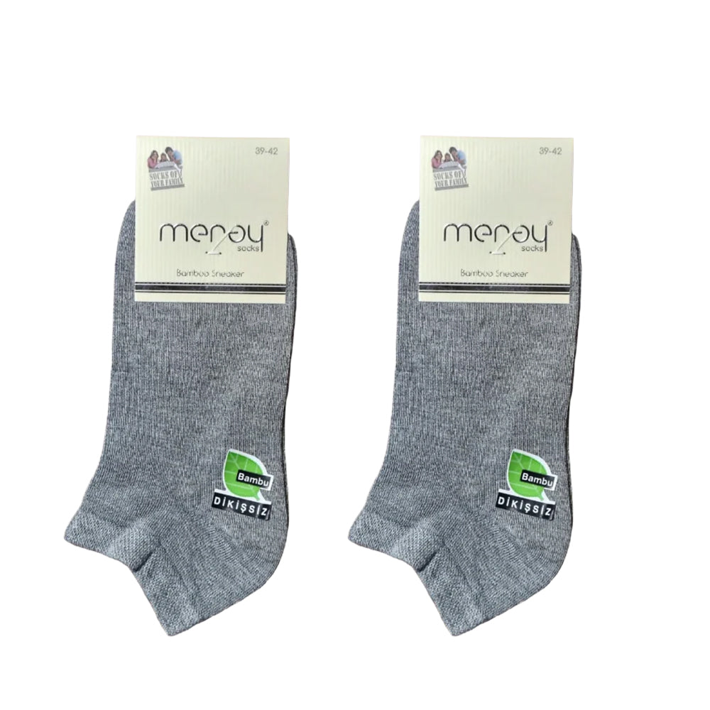 OTOMAN Premium Bamboo Ankle Socks (Pack of 2)