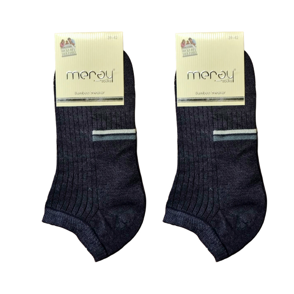 OTOMAN Premium Bamboo Ankle Socks (Pack of 2)