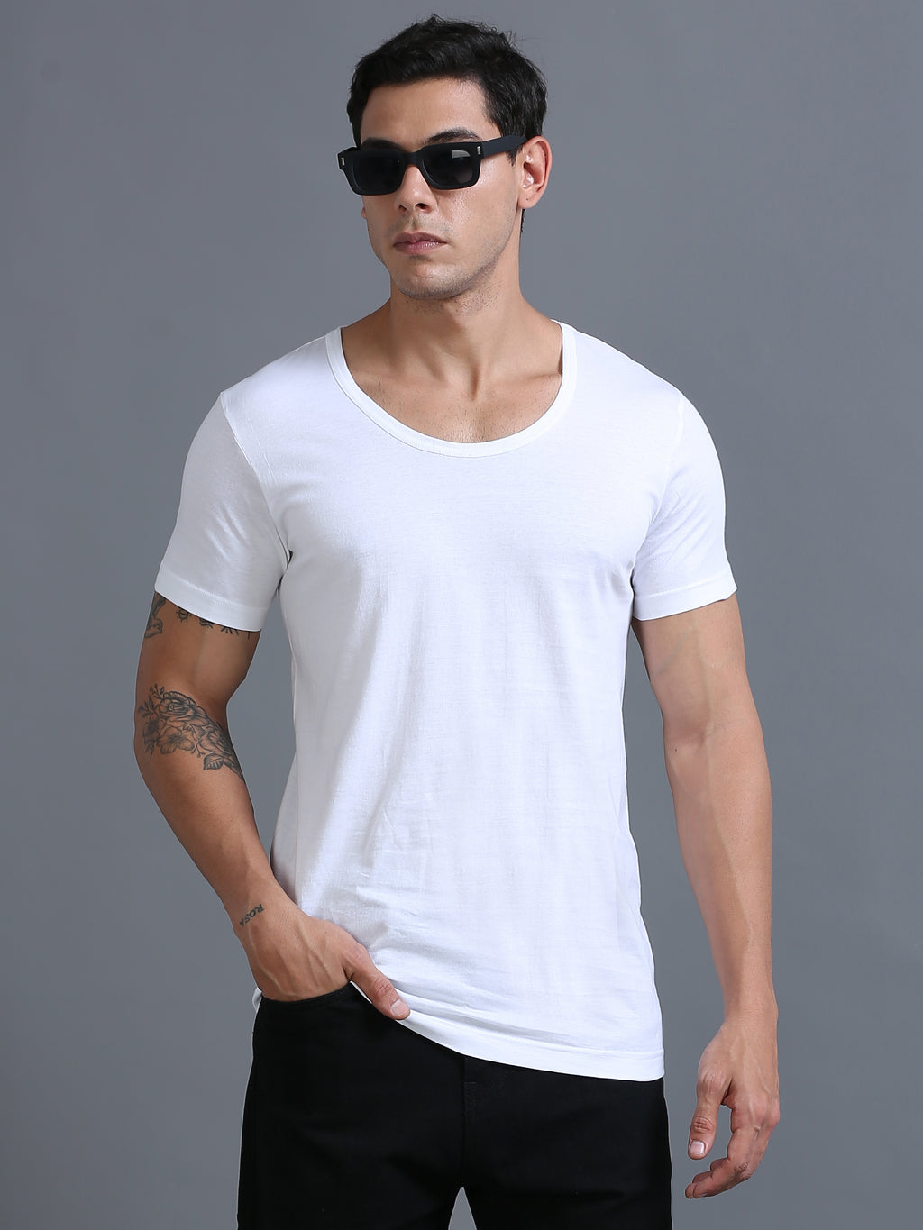 OTOMAN Men's Super Cotton Vest (half sleeve)