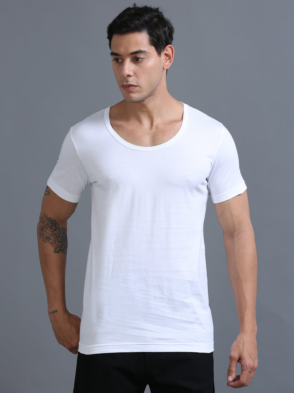 OTOMAN Men's Super Cotton Vest (half sleeve)