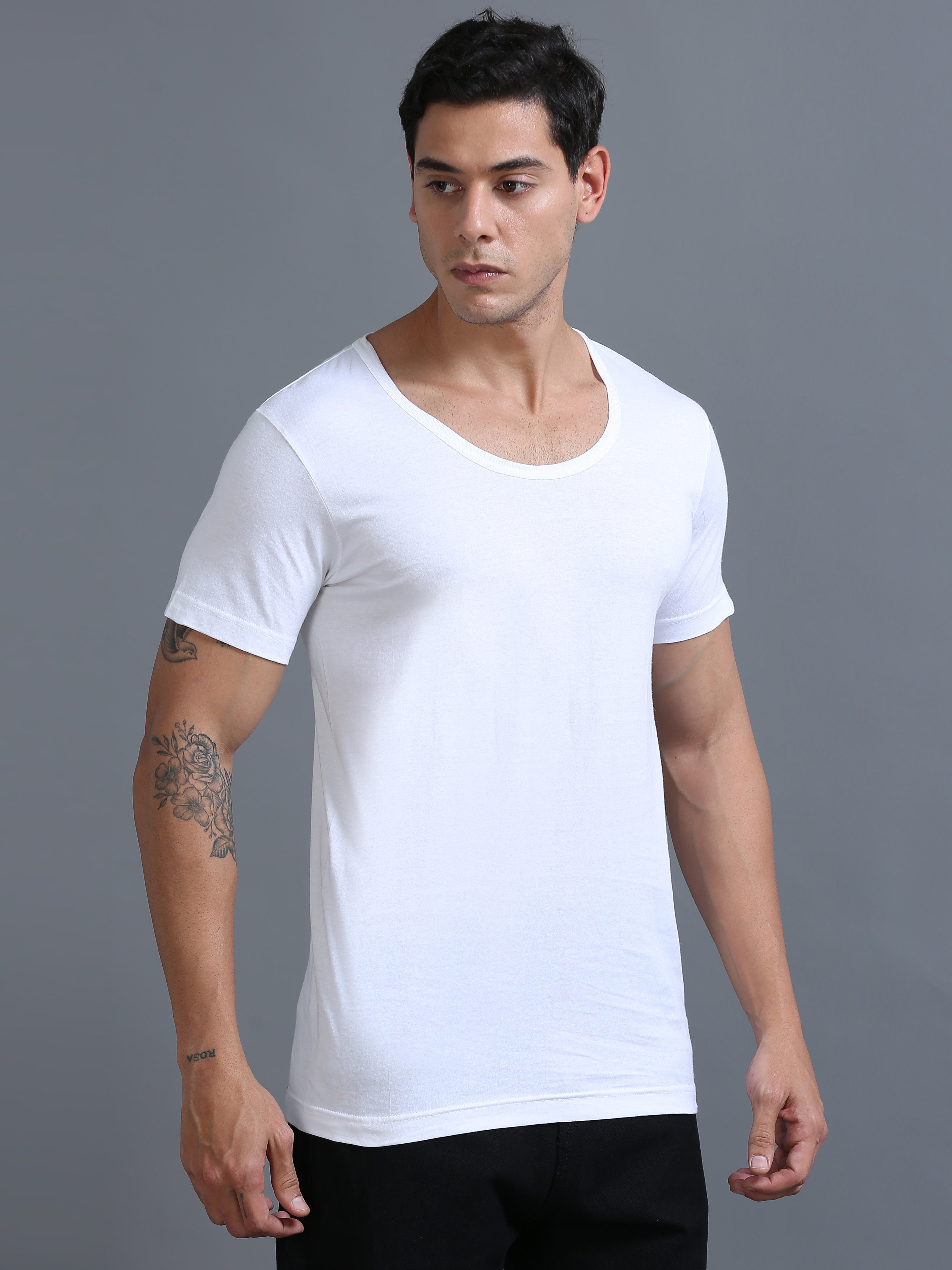 OTOMAN Men's Super Cotton Vest (half sleeve)