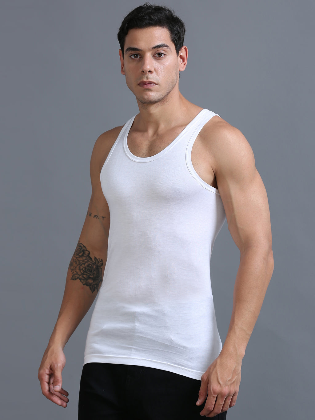 OTOMAN Men's Super Cotton Vest (sleeveless) (Pack of 5)