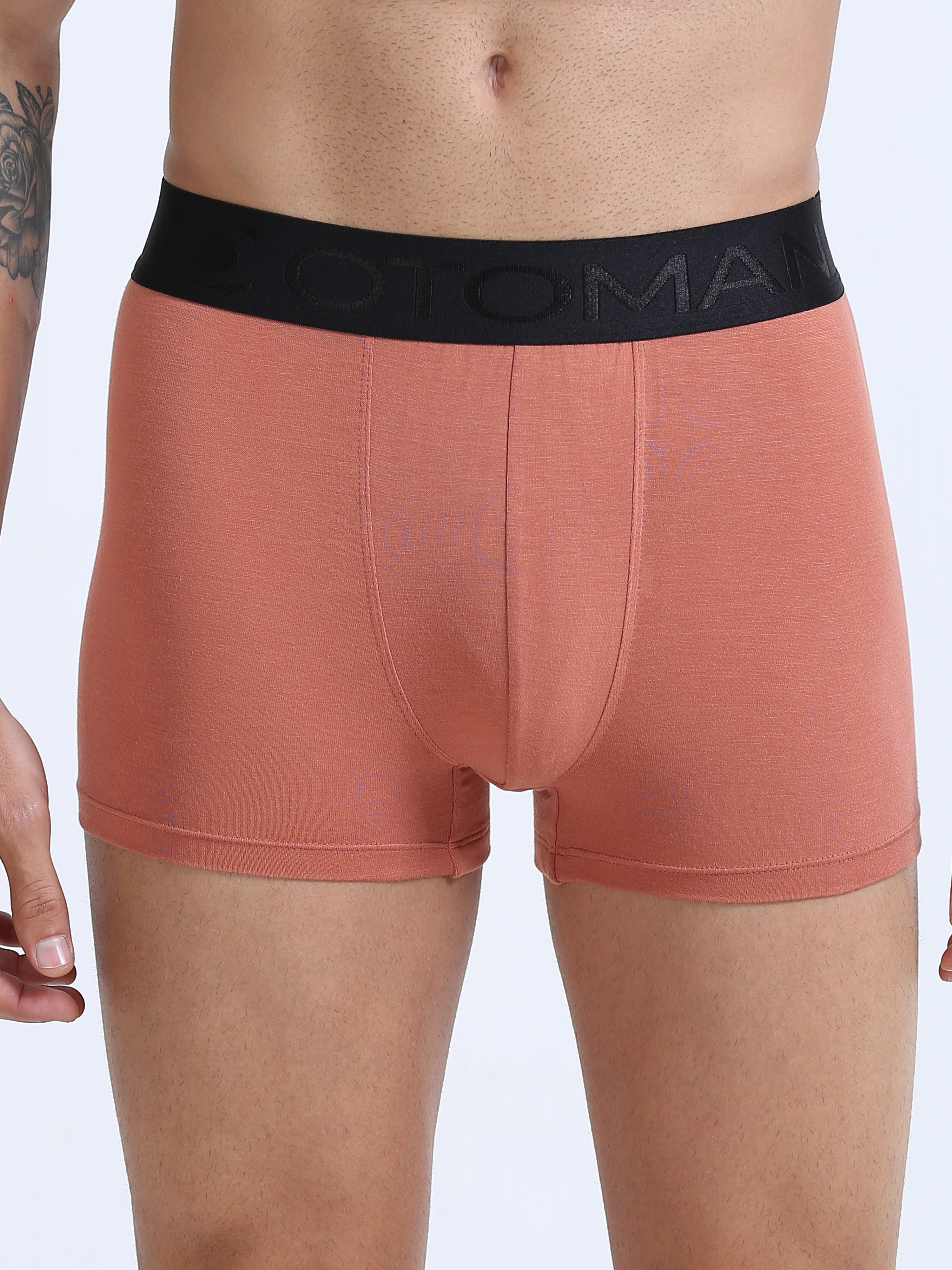 OTOMAN Solid Trunks for Men