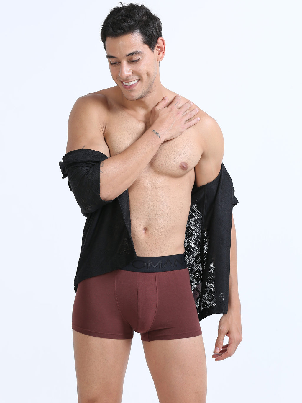 OTOMAN Solid Trunks for Men