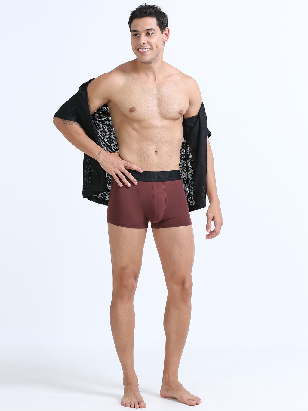 OTOMAN Solid Trunks for Men