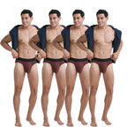OTOMAN Bamboo Briefs for Men (Pack of 4)
