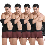 OTOMAN Solid Trunks for Men (Pack of 4)