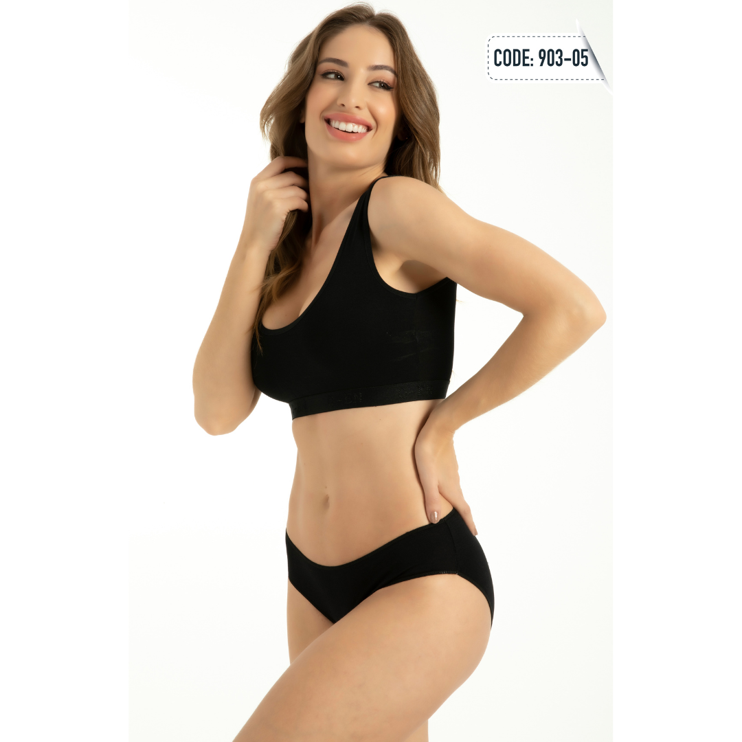 OTOMAN Bamboo Low-Waist Panties for Women - Pack of 3