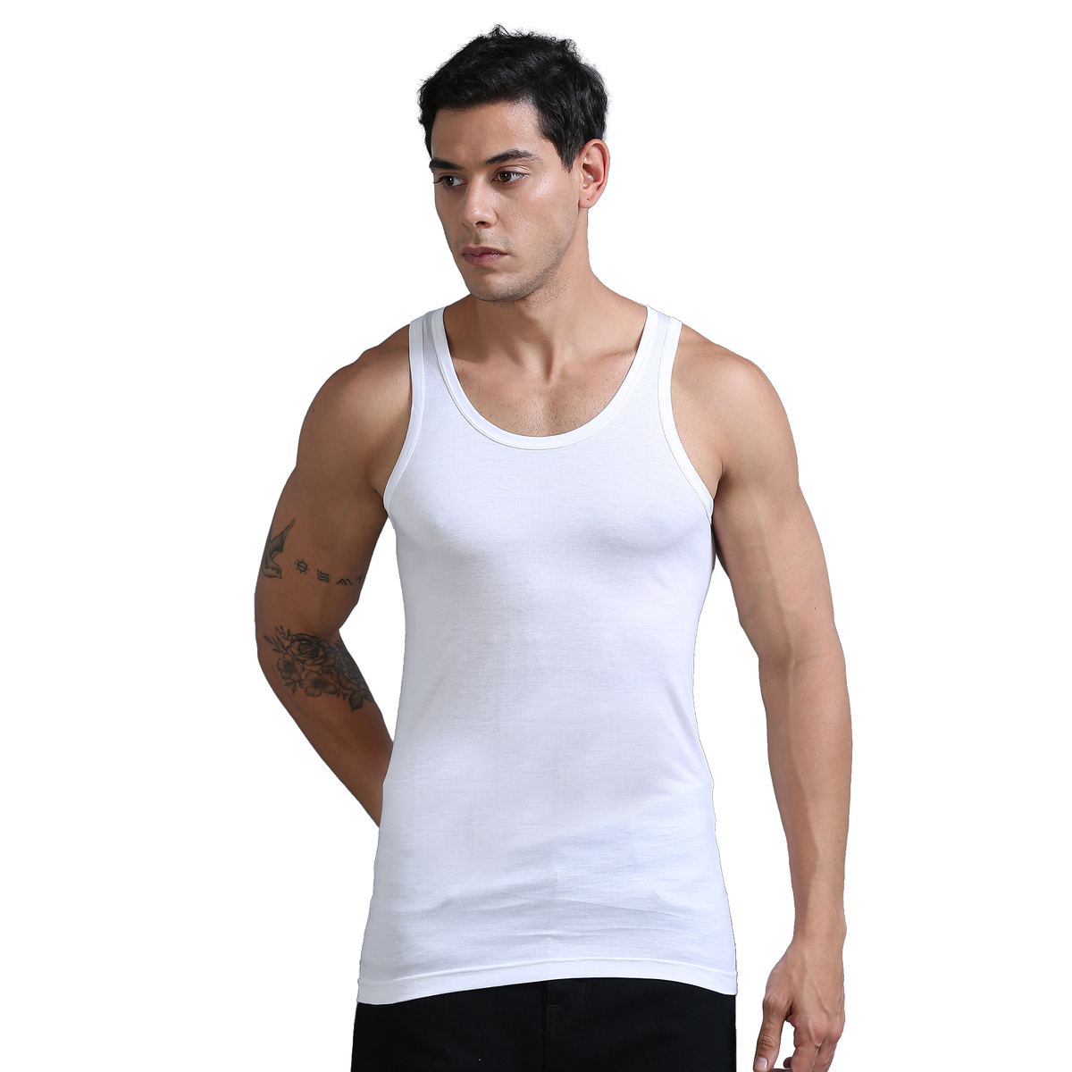 OTOMAN Men's Super Cotton Sleeveless Vest