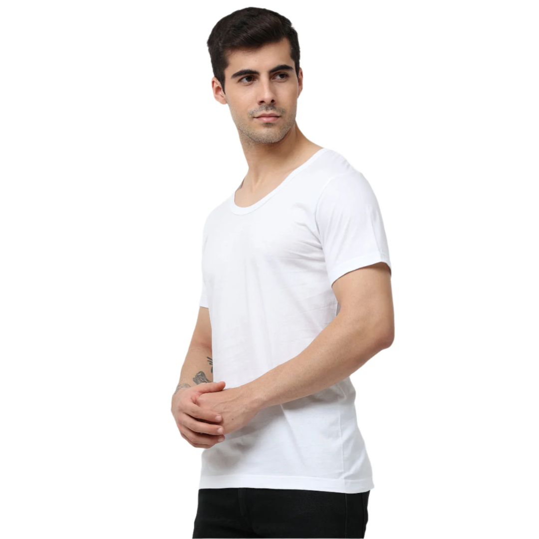 OTOMAN Men's Super Cotton Half Sleeve Vest