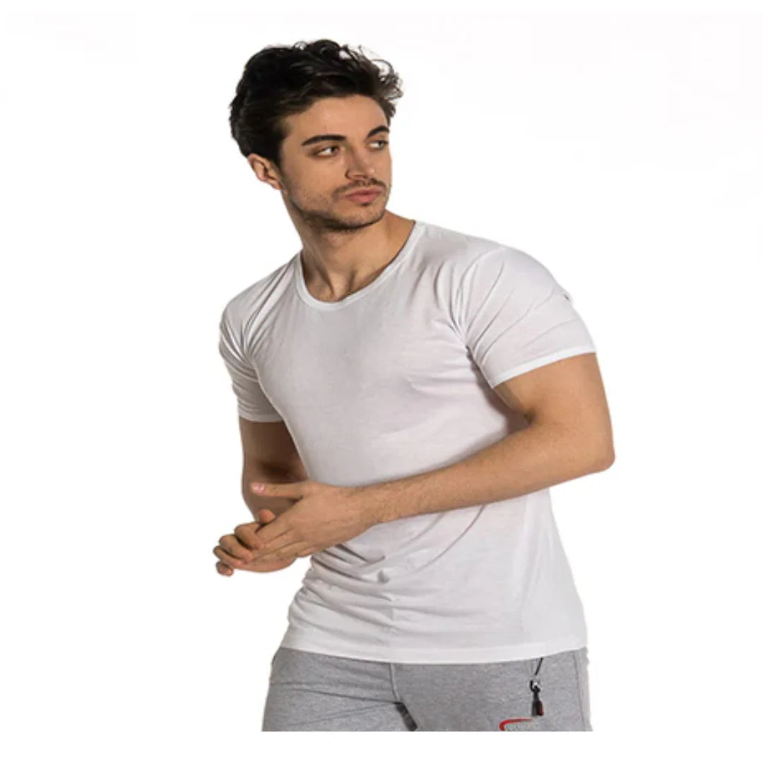 OTOMAN Men's Bamboo Cotton Vest (half sleeve)