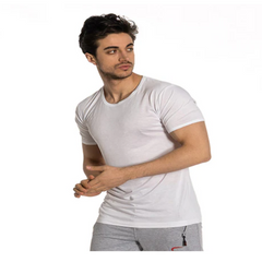 OTOMAN Men's Bamboo Cotton Half Sleeve Vest