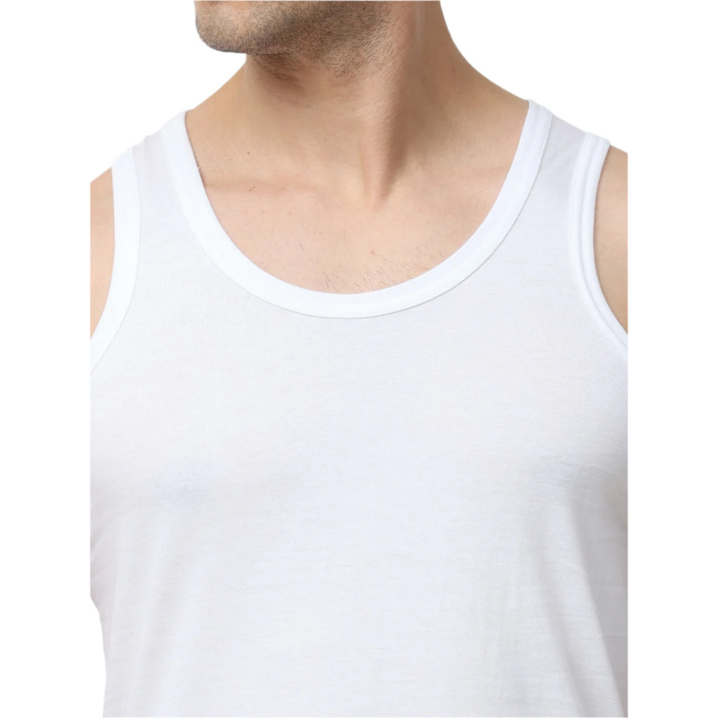 OTOMAN Men's Super Cotton Sleeveless Vest