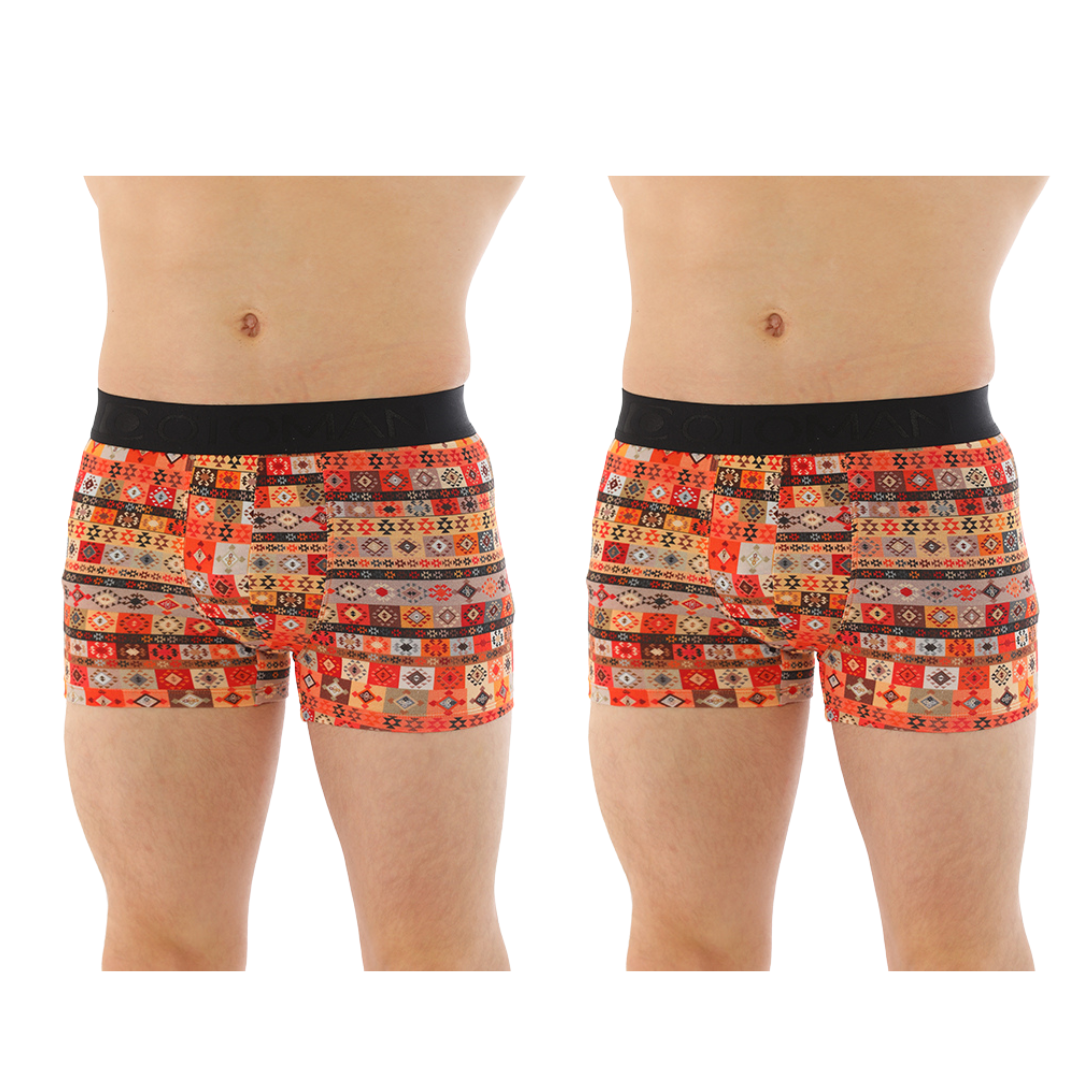 OTOMAN Printed Trunks for Men made with 100% Bamboo Fiber (Pack of 2)