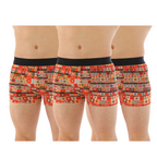 OTOMAN Printed Trunks for Men made with 100% Bamboo Fiber (Pack of 3)