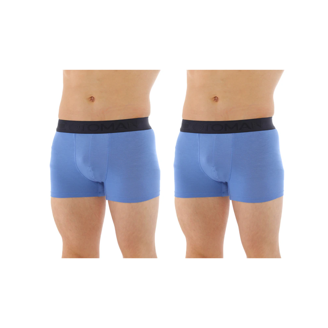OTOMAN Solid Trunks for Men made from 100% Bamboo Fiber (Pack of 2)