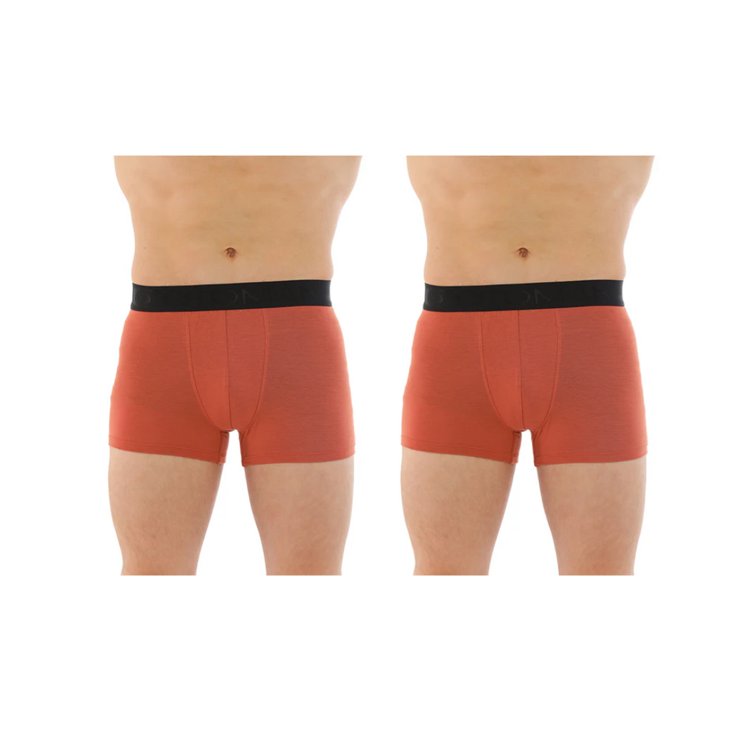 OTOMAN Solid Trunks for Men made from 100% Bamboo Fiber (Pack of 2)