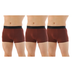 OTOMAN Solid Trunks for Men made from 100% Bamboo Fiber (Pack of 3)