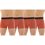 OTOMAN Solid Trunks for Men made from 100% Bamboo Fiber (Pack of 4)