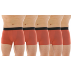 OTOMAN Solid Trunks for Men made from 100% Bamboo Fiber (Pack of 5)